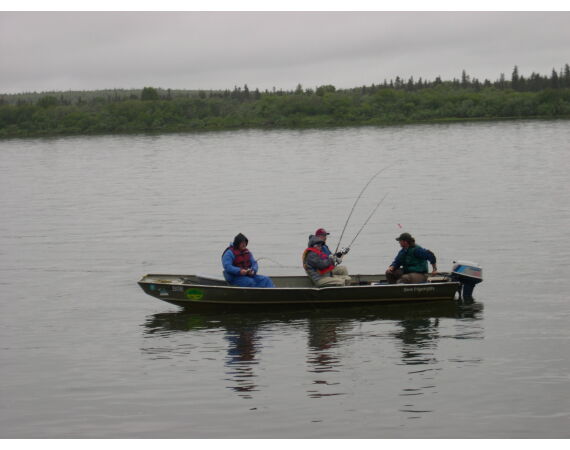 Alaska salmon camp