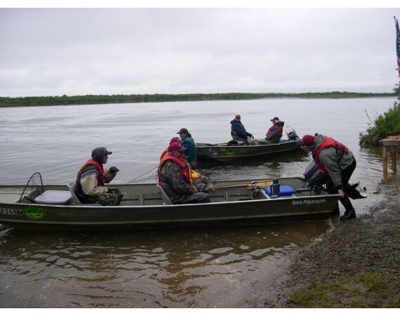 Alaska salmon camp