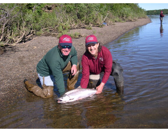 Alaska salmon camp