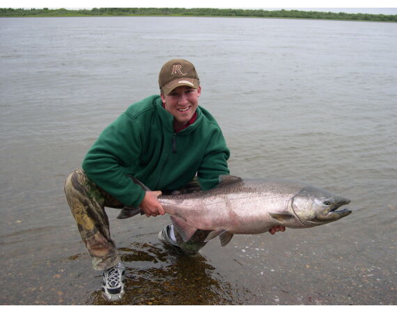 Alaska salmon camp