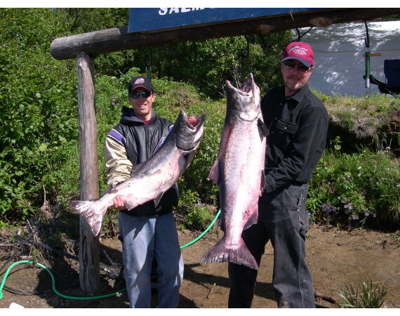 Alaska salmon camp