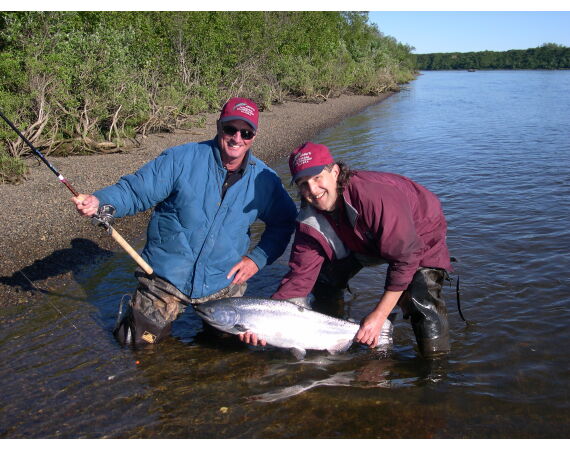Alaska salmon camp