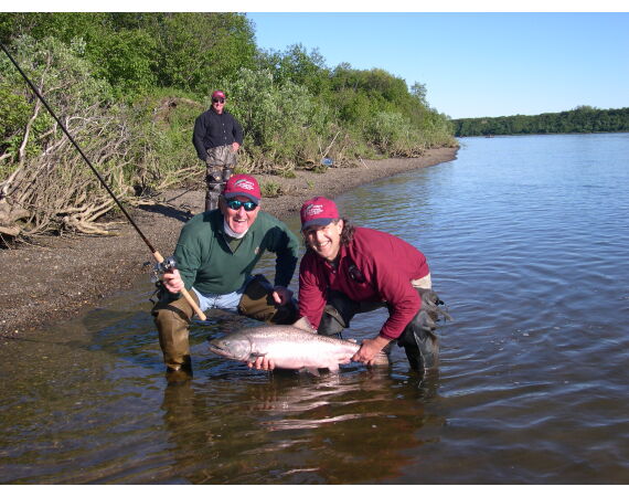Alaska salmon camp