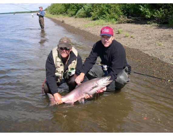 Alaska salmon camp