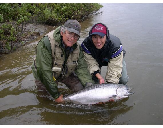 Alaska salmon camp