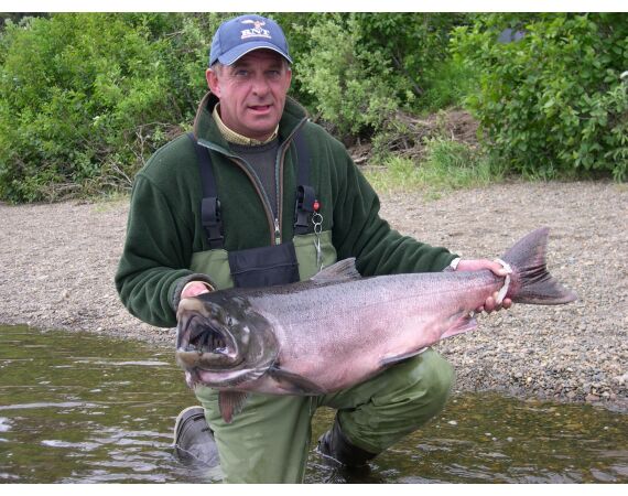 Alaska salmon camp